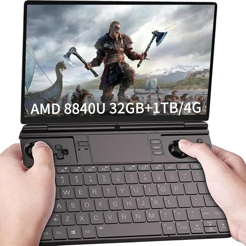 GPD Win Max 2 2024 [AMD Ryzen 7 8840U-64GB+2TB] 10.1 Inches Mini Handheld Win 11 PC Video Game Console Gameplayer 1920X1200 Touchscreen Laptop Tablet PC 2TB M.2 SSD Storage in Kuwait
