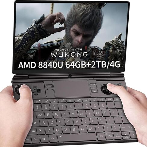 GPD Win Max 2 2024 [AMD Ryzen 7 8840U-64GB+2TB] 10.1 Inches Mini Handheld Win 11 PC Video Game Console Gameplayer 1920X1200 Touchscreen Laptop Tablet PC 2TB M.2 SSD Storage in Kuwait
