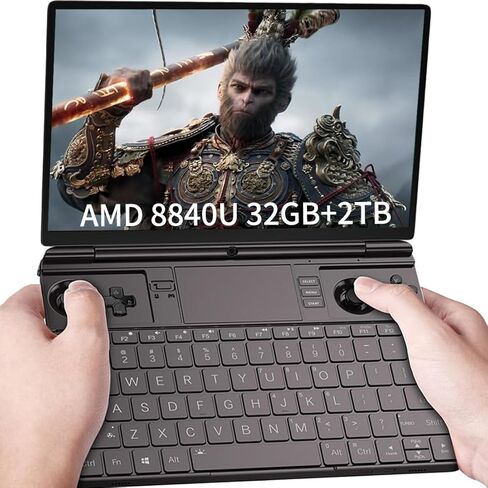 GPD Win Max 2 2024 [AMD Ryzen 7 8840U-64GB+2TB] 10.1 Inches Mini Handheld Win 11 PC Video Game Console Gameplayer 1920X1200 Touchscreen Laptop Tablet PC 2TB M.2 SSD Storage in Kuwait