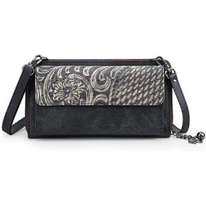 Crossbody Bags For Women, Wristlet Wallet Phone Purse Shoulder handbags Multi-Function Small Clutch Card Holder