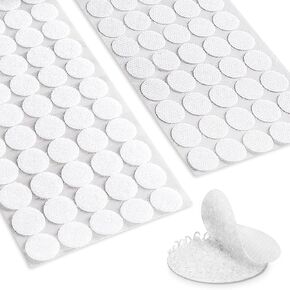 600 PCS (300 Pairs) Hook and Loop Dots, Hook and Loop Dots for Classroom, Adhesive Circles, Self-Adhesive Hook and Loop Circles, Hook and Loop Fastener Dots