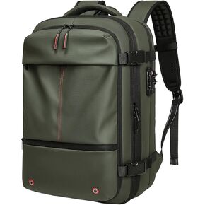 60L Man Waterproof Travel Backpack Vacuum Compression With Air Pump Anti Theft Laptop Bag Expandable Casual Large Back Pack