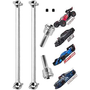 Rear Drive Shaft for 1/7 1/8 Arrma Typhon 6s Blx,Infraction 6s Blx,Felony 6s Blx,Limitless Roller,2pcs Upgrades Part Harden Steel Driveshaft for 1/7 1/8 Arrma,RC Hop-up RC Drive Shaft,Black
