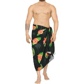 LA LEELA Men's Pareo Sarong Swim Pareo Beach Wraps