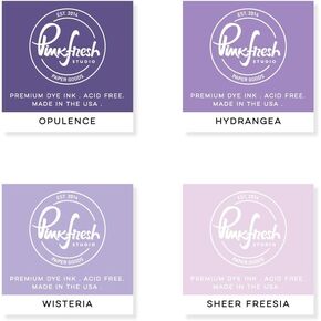 Pinkfresh Studio Premium Dye Cube Ink Pads 4 Colors-Napa Valley PFDIC-018