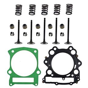 WFLNHB Engine Cylinder Head Intake Valve Head Top End Gasket Spring Kit Replacement for Yamaha Raptor 660R YFM660R 4X4 2001 2002 2003 2004 2005