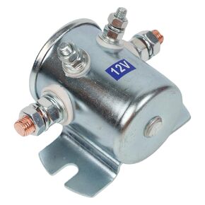 BlueStars 12VDC Max Transient 300A Solenoid Relay 4-Terminal - Fit for Automotive Marine Boat Winch Electric Golf Cart Camper - Replaces 70-111224 3635820 1114208 1114223 - Durable Nickel Plating