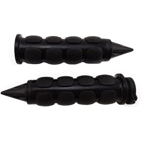 Motorcycle Aluminum Rubber Motorcycle Handle Grips 1 inch / 25mm Handlebar Grips Fits for Suzuki Kawasaki Yamaha Throttle Grips Bar Ends (Black)