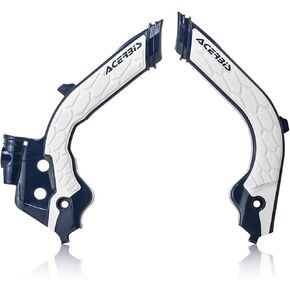 Acerbis X-Grip Frame Guard (BLUE/WHITE) For 19-22 HUSQVARNA FC450HQ