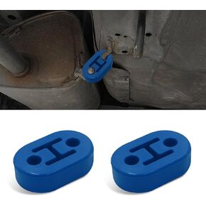 4PCS Rubber Exhaust Hanger, Muffler Exhaust System, 2 Holes Heavy Duty Auto Exhaust Muffler Insulator Bushing, Universal Car Accessories High-Density Muffler Hanger for Cars (Red, 4PCS) in Kuwait