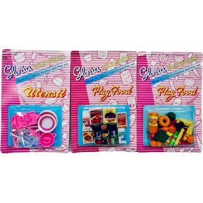 Gloria Barbie Dollhouse Furniture Utensil Food and Vegetable Set