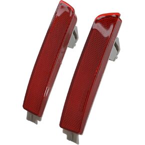 265605C000 Rear Bumper Reflector Cover Left & Right Compatible with Nissan Sentra Murano Quest FX35 FX50 Replaces 265655C000
