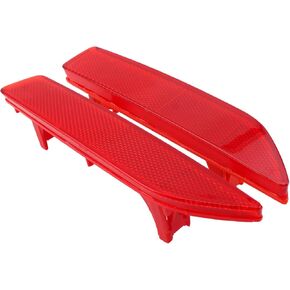 2Pcs Rear Driver and Passenger Side Bumper Reflector Compatible with Honda CRV Crosstour RDX