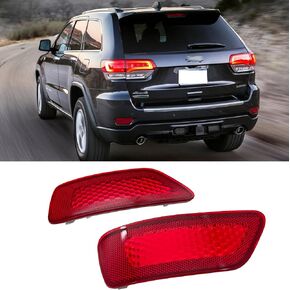 عاكس المصد الخلفي الأحمر لسيارة جيب جراند شيروكي كومباس 2011-2018 دودج رحلة؛ ضوء أحمر يسار ويمين in Kuwait