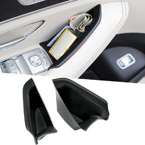 GLE W167 Front Row Door Side Organizer Storage Box Compatible with Mercedes-Benz 2022 GLE W167 Accessories 2022 2021 2020, Interior Accessories Insert Door Handle Tray