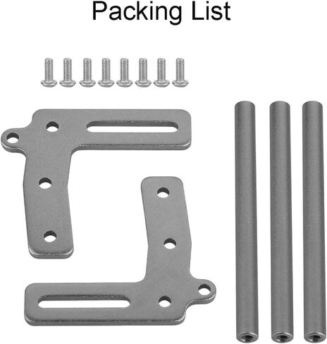 Aluminum Front Bumper Bull Bars for 1/10 RC Crawler Axial SCX10 TRX4 LCG Chassis FJ40 Dodge Power Wagon Cab Cliffhanger Body (Purple) in Saudi Arabia