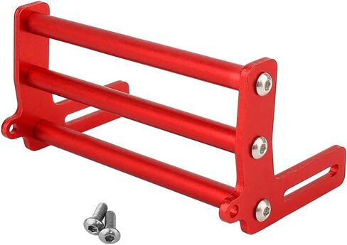 Aluminum Front Bumper Bull Bars for 1/10 RC Crawler Axial SCX10 TRX4 LCG Chassis FJ40 Dodge Power Wagon Cab Cliffhanger Body (Purple) in Saudi Arabia