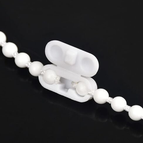 Set of 20 Vertical Blind Connector Accessories White Curtain Chain Connectors Plastic Roller Blinds Pull Cord Connectors Curtain Chain Connector Cellular Window Shades in Saudi Arabia
