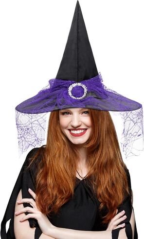 Zando Halloween Witch Accessories قبعة الساحرة للنساء in Saudi Arabia