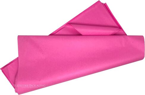 Flexicore Packaging White Gift Wrap Tissue Paper Size: 20 Inch X 30 Inch | Count: 48 Sheets | Color: White in Kuwait