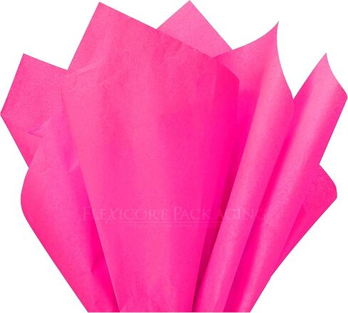 Flexicore Packaging White Gift Wrap Tissue Paper Size: 20 Inch X 30 Inch | Count: 48 Sheets | Color: White in Kuwait