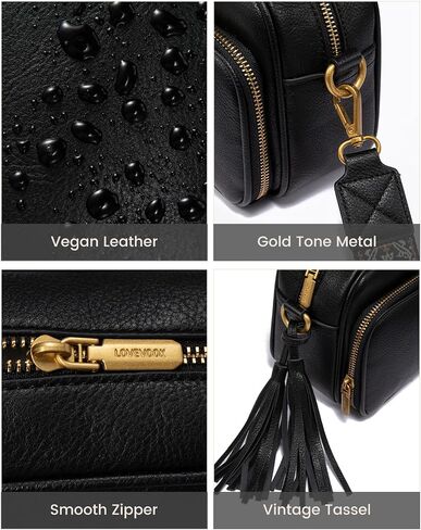 LOVEVOOK Small Crossbody Bags for Women, Vintage Leather Purse for Gift, Shoulder Handbags with Top Handle, Wide Strap in Saudi Arabia