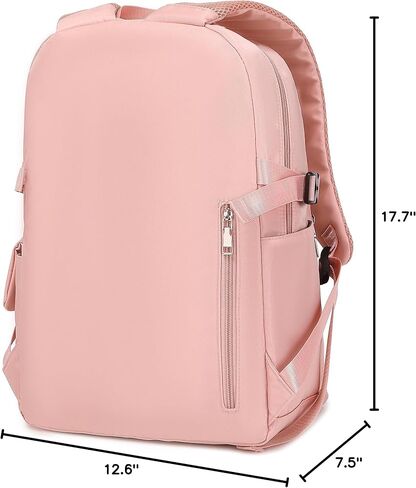 حقيبة ظهر Acmebon Girl Roomy Fashion للكمبيوتر المحمول حقيبة ظهر يومية كاجوال للنساء باللون الرمادي in Saudi Arabia