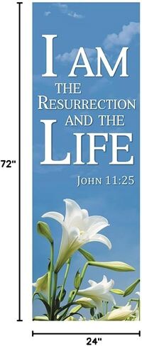 New Life Series Church Banner for Lent and Easter - Hosanna in Saudi Arabia