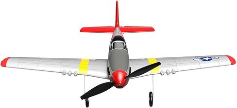 Top Race Remote Control Airplane, RC Plane 4 Channel Ready to Fly RC Planes for Adults, Advanced RC Foam Plane, Remote Control War Cessna P51 Mustang Upgraded with Propeller Saver (14 * 15 inch) in Kuwait