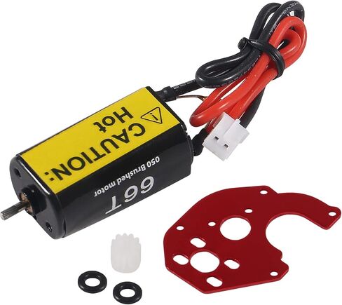 محرك RC II 050 66T محرك مصقول مع حامل معدني لـ SCX24 Gladiator Bronco C10 JLU Deadbolt B17 لأجزاء ترقية الزاحف المحورية 1/24 AXI00002 AXI00001 AXI90081 AXI00004 in Kuwait