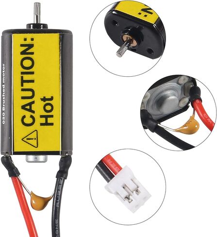 محرك RC II 050 66T محرك مصقول مع حامل معدني لـ SCX24 Gladiator Bronco C10 JLU Deadbolt B17 لأجزاء ترقية الزاحف المحورية 1/24 AXI00002 AXI00001 AXI90081 AXI00004 in Kuwait