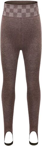 Girls Fleece Lined Leggings Kids Winter Warm High Waist Legging Pants Thick Thermal Footed Tights for Girls in Saudi Arabia