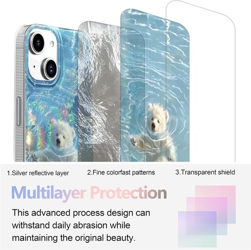 حافظة لهاتف iPhone 13 وiPhone 14 بتصميم قطة سوداء لامعة، حافظة هاتف رائعة عصرية وناعمة نحيفة من مادة TPU مضادة للصدمات للنساء والفتيات الجمالية، iPhone 14/13 6.1" in Kuwait
