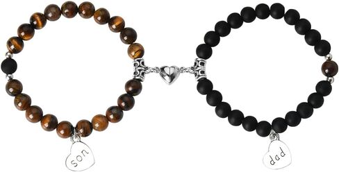 Matching Heart Bracelet for Dad Daughter Son Gifts from Dad Birthday Gifts for Dads Father Day Gifts for Dad Daddy Gifts in Kuwait