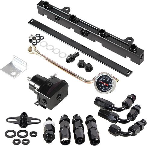 مجموعة نظام خط الوقود من سلسلة K مدسوسة K تناسب محرك Acura Integra 90-01، Honda Civic 88-00/ Civic Del Sol 93-97 K20 / K24 in Saudi Arabia