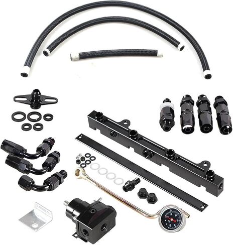 مجموعة نظام خط الوقود من سلسلة K مدسوسة K تناسب محرك Acura Integra 90-01، Honda Civic 88-00/ Civic Del Sol 93-97 K20 / K24 in Saudi Arabia