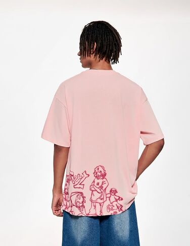 Vamtac Oversized Graphic Tees Y2k Vintage Tees for Men Women Streetwear Unisex T Shirts in Saudi Arabia