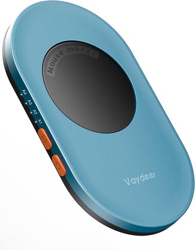 Vaydeer Ultra Slim Mouse Mover, Air 3 Mouse Jiggler with Adjustable Interval Timer, Undetectable & Noiseless, Simulates Realistic Mouse Movement, Driver-Free for Keeping The PC Active (Pear Yellow) in Saudi Arabia