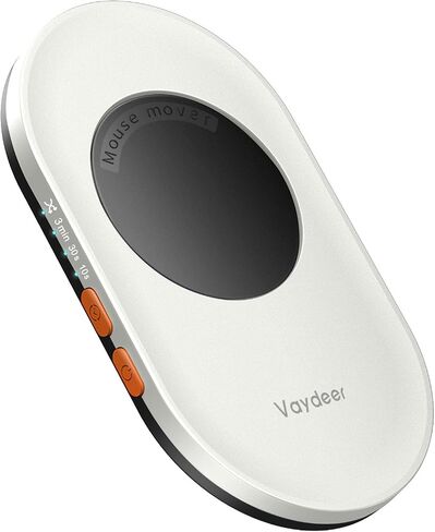 Vaydeer Ultra Slim Mouse Mover, Air 3 Mouse Jiggler with Adjustable Interval Timer, Undetectable & Noiseless, Simulates Realistic Mouse Movement, Driver-Free for Keeping The PC Active (Pear Yellow) in Saudi Arabia