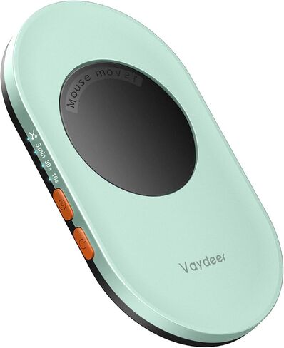 Vaydeer Ultra Slim Mouse Mover, Air 3 Mouse Jiggler with Adjustable Interval Timer, Undetectable & Noiseless, Simulates Realistic Mouse Movement, Driver-Free for Keeping The PC Active (Pear Yellow) in Saudi Arabia