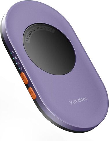 Vaydeer Ultra Slim Mouse Mover, Air 3 Mouse Jiggler with Adjustable Interval Timer, Undetectable & Noiseless, Simulates Realistic Mouse Movement, Driver-Free for Keeping The PC Active (Pear Yellow) in Saudi Arabia