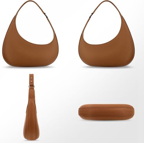 حقيبة كتف YDSIII للنساء، حقيبة كتف عصرية من الجلد النباتي للنساء مع حقيبة بمقبض علوي، حقيبة للخروج in Kuwait