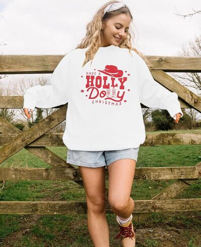 JINTING عيد الميلاد البلوز للنساء عيد ميلاد سعيد هوديي مضحك عيد الميلاد قميص عيد الميلاد طويلة الأكمام البلوز القمم in Kuwait