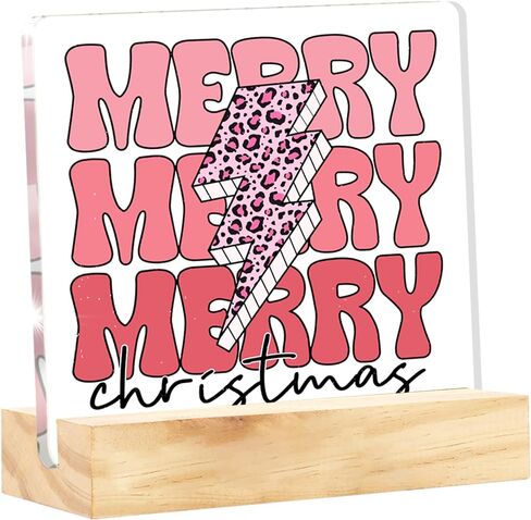 Novelty Christmas Holiday Decorations Christmas Vacation Sign Christmas Vacation Movie Decor Xmas Vacation Sign Christmas Signs Clear Acrylic Desk Decor Sign 4 x 4 Inch in Saudi Arabia