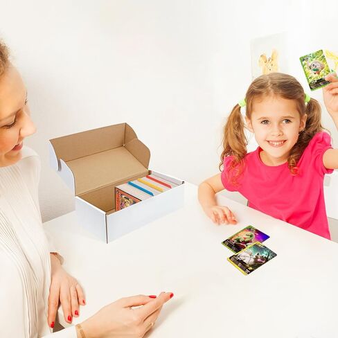 صندوق تخزين بطاقات التداول من Septo مكون من 8 قطع، صندوق بطاقات لبطاقة البيسبول وبطاقة Tcg مع 15 قطعة من صناديق تجميع بطاقات الفواصل ومنظم البطاقات، يحمل 4800 بطاقة in Kuwait