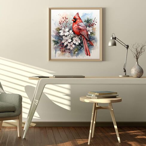 SOTYIOO Diamond Art Kits for Adults. Diamond Painting kit for Adults Flowers Full Drill Round Gem Art 5D Diamond Dots Suitable Home Wall Decor 12x16inch in Saudi Arabia