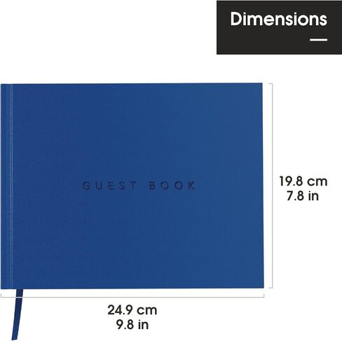 شركة مفيدة كتاب الضيوف الأسود، يُستخدم ككتاب ضيوف في حفل زفاف، كتاب تسجيل الدخول، كتاب ضيوف لقضاء العطلات، كتاب ضيوف الجنازة، كتاب ضيوف متين، غطاء جلدي، 112 صفحة، 9 × 7 بوصات in Saudi Arabia
