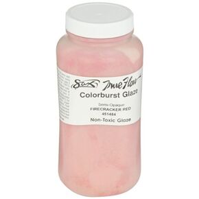 Sax True Flow Colorburst Glaze, Firecracker Red, 1 Pint - 451484