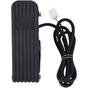 Greensen Foot Pedal Electric Motorcycle Brake Pedal Black Plastic Accelerator Speed Control for Go Kart Electric Bikes Scooters