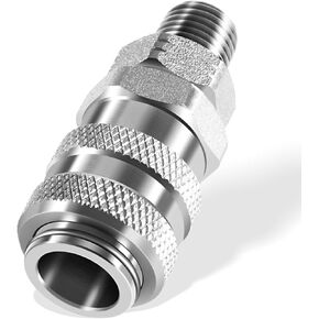 Fuel System Coupler Fitting, For Connection to 'Compu-Check' Quick Connect Fitting, Fit for Detroit Diesel S60, Cummins, Caterpillar, MBE900, and MBE4000 Engines, Replace for OTC 5869-1, J-47912-QC
